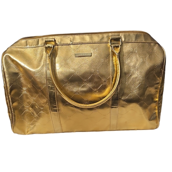 BCBGMaxAzria Handbags - BCBGMAXAZRIA Metallic Gold Shoulder Bag